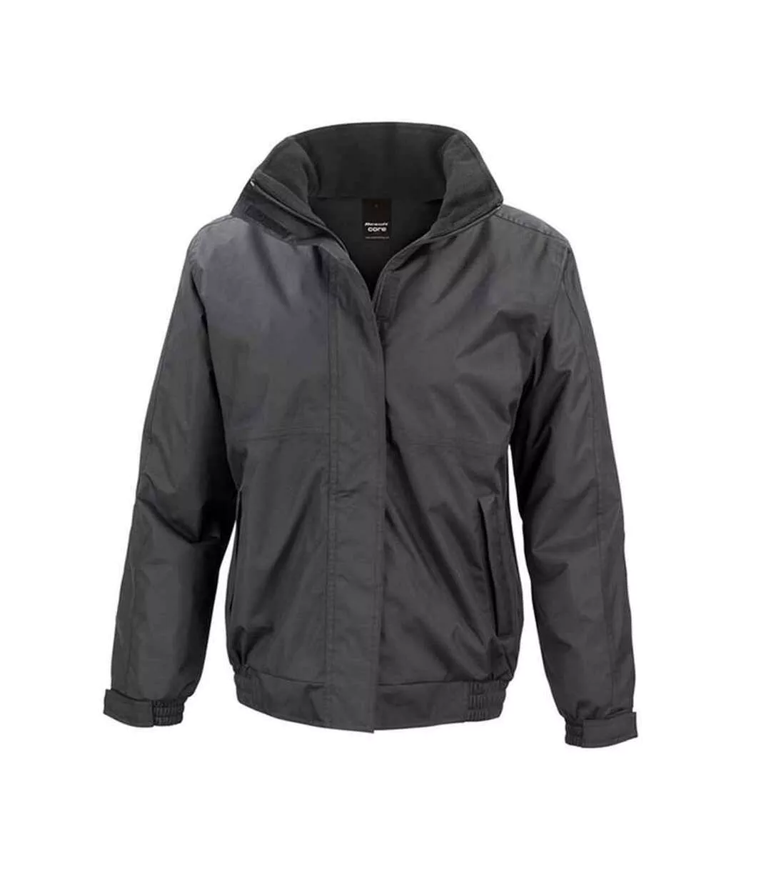 Womens/ladies Channel Jacket Black Result Core