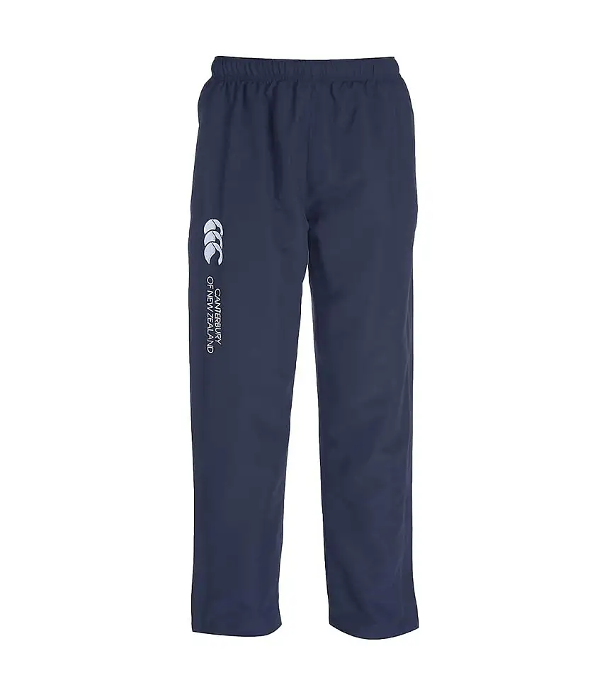 Mens Open Hem Tracksuit Bottoms Navy Canterbury