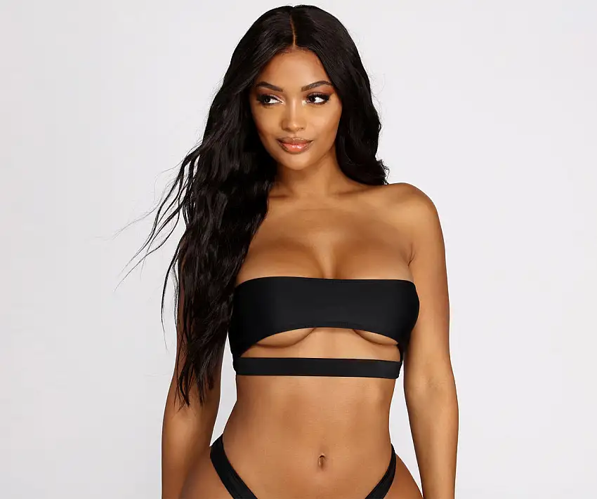 Aye Aye Captain Bandeau Swim Top