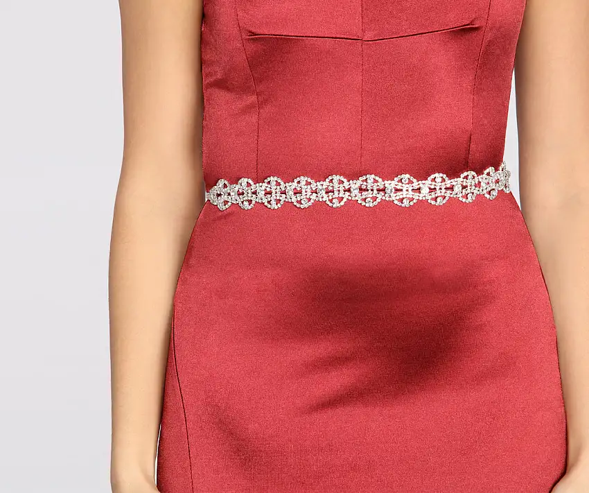 Finishing Touch Rhinestone Belt