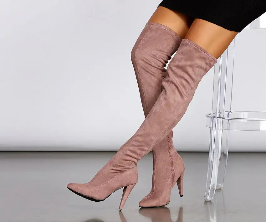 All About The Mauves Thigh High Boots