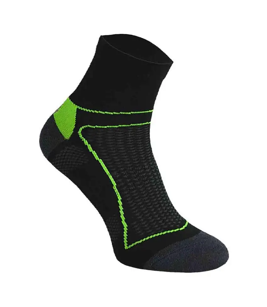1 Pack High Vis Neon Low Cut Cycling Socks