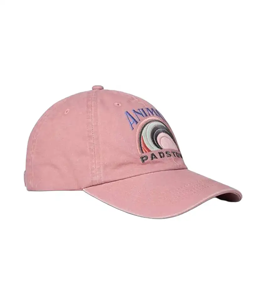 Padstow Baseball Cap Coral Animal