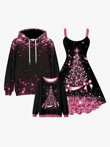 Kids Christmas Tree Print Sweatshirt - 120