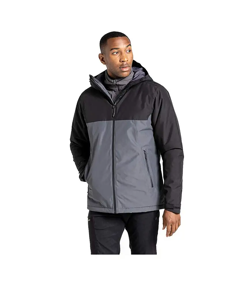 Mens Expert Thermic Insulated Jacket Grey Black Craghoppers