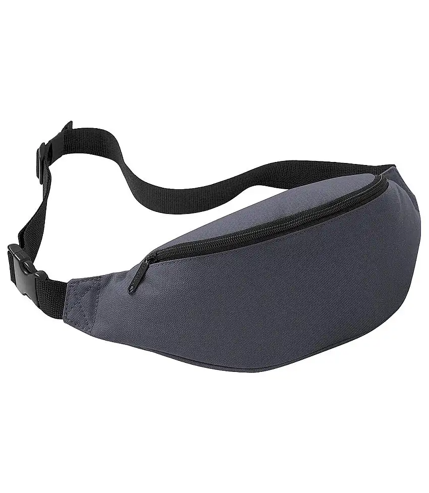 Adjustable Belt Bag 2.5 Litres Graphite Bagbase