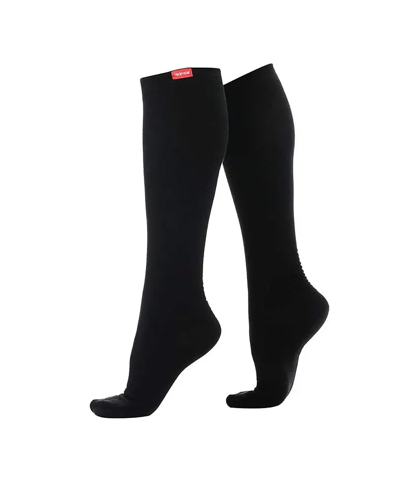 1 Pack Merino Wool Graduated Compression Socks | 15-20 mmHg