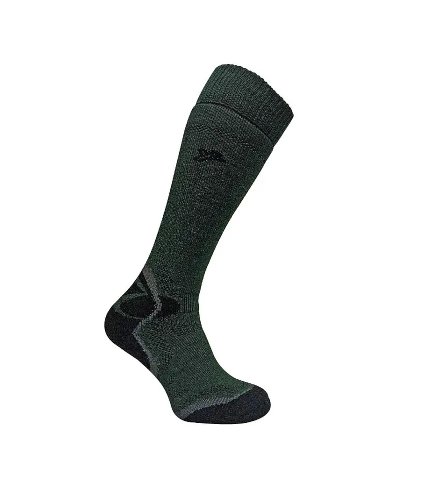 1 Pack Mens Merino Wool Long Knee High Green Socks