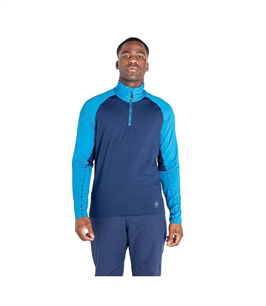 Mens Fuser Core Stretch Half Zip Thermal Top Nightfall Navy Dark Methyl Blue Dare 2B