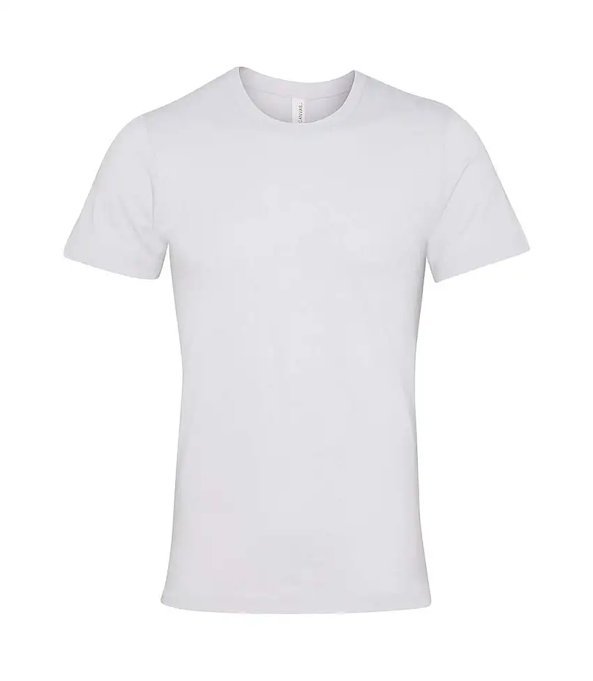 Canvas Unisex Jersey Crew Neck T-shirt / Mens Short Sleeve T-shirt Ash Grey Bella + Canvas