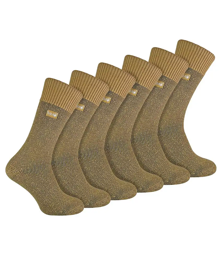 6 Pairs Mens Soft Breathable Thermal Socks