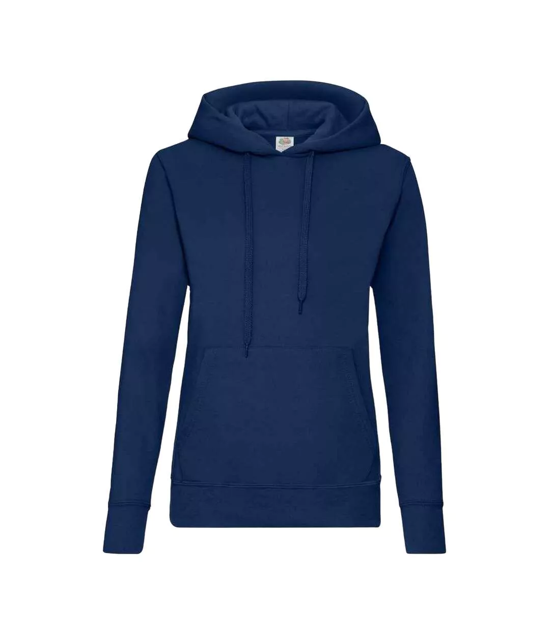 Classic Lady Fit Hooded Sweatshirt Navy Fruit Of The Loom