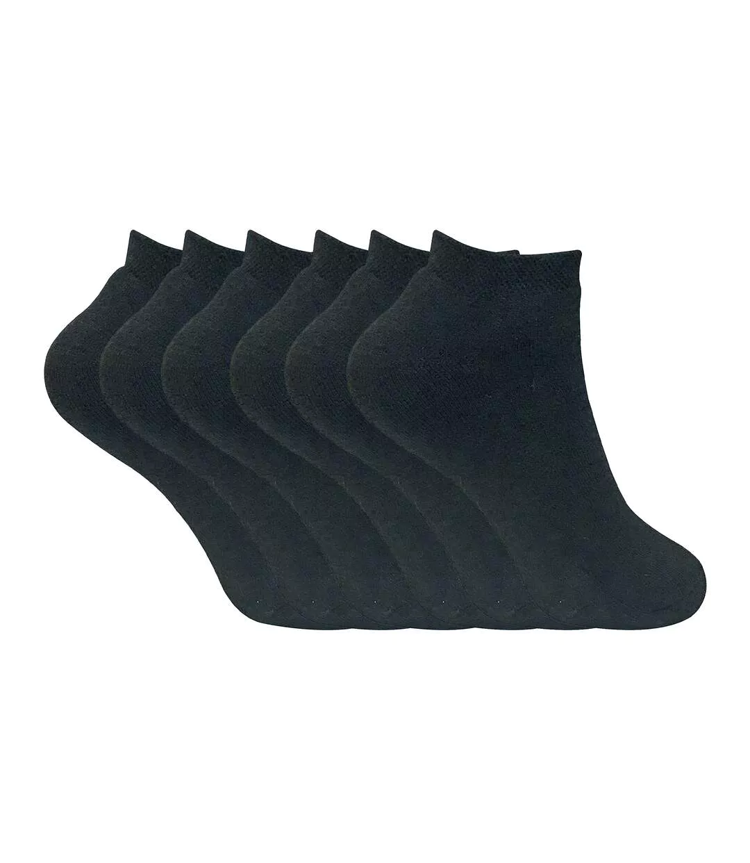 6 Pairs Ladies Cushioned Thermal Trainer Socks