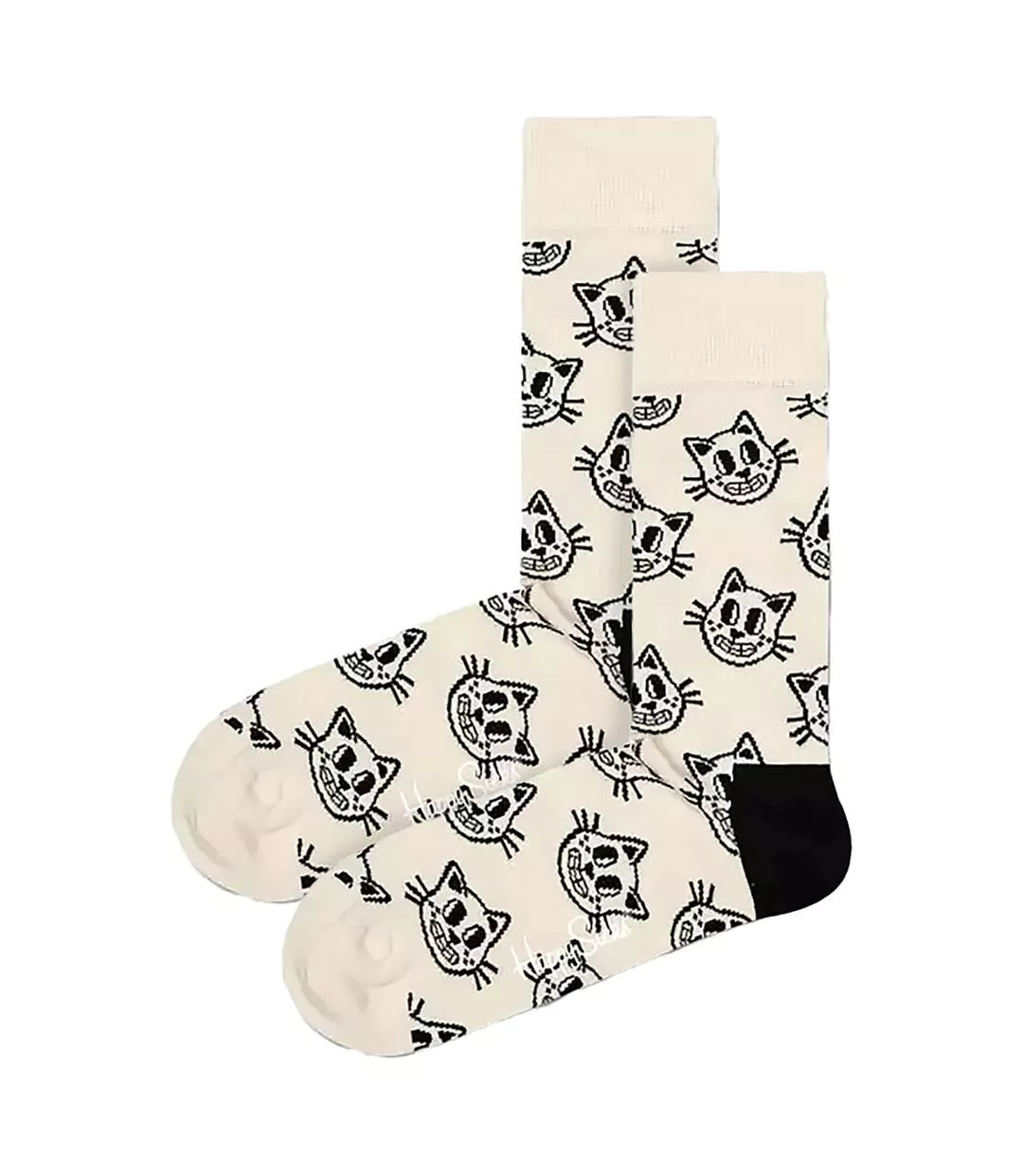 Colourful Bright Cotton Blend Cat Design Socks for Men & Women