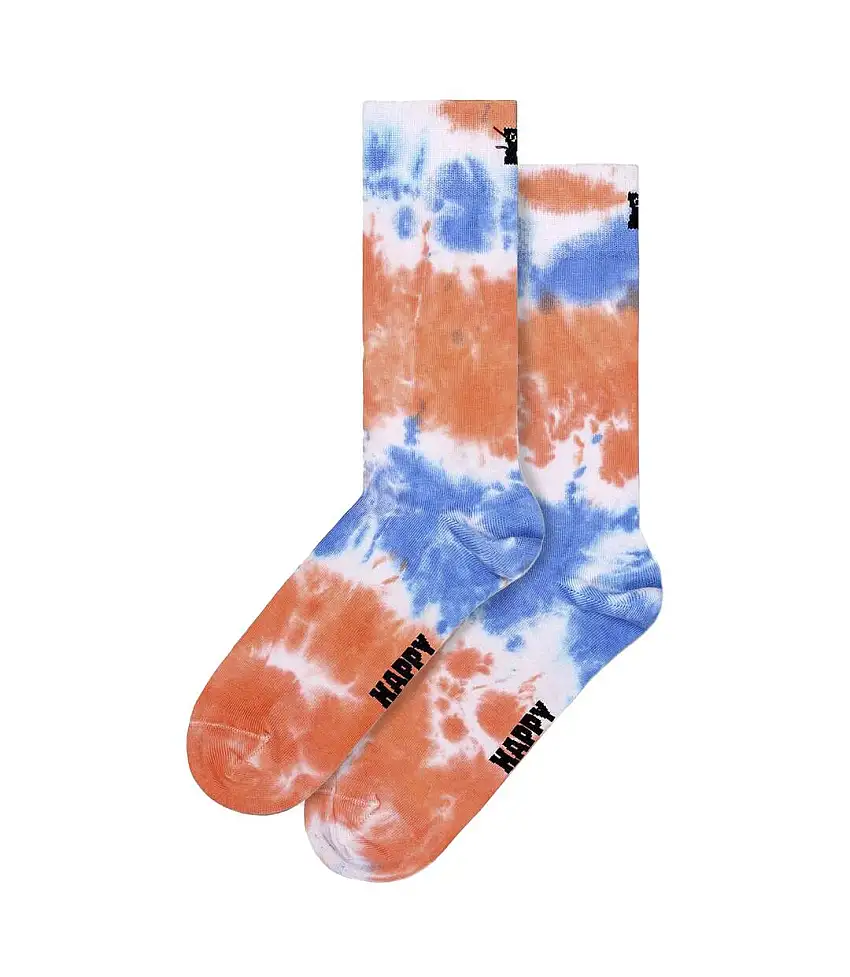 1 Pack Multi-Coloured Tie Dye Socks for Men and Women