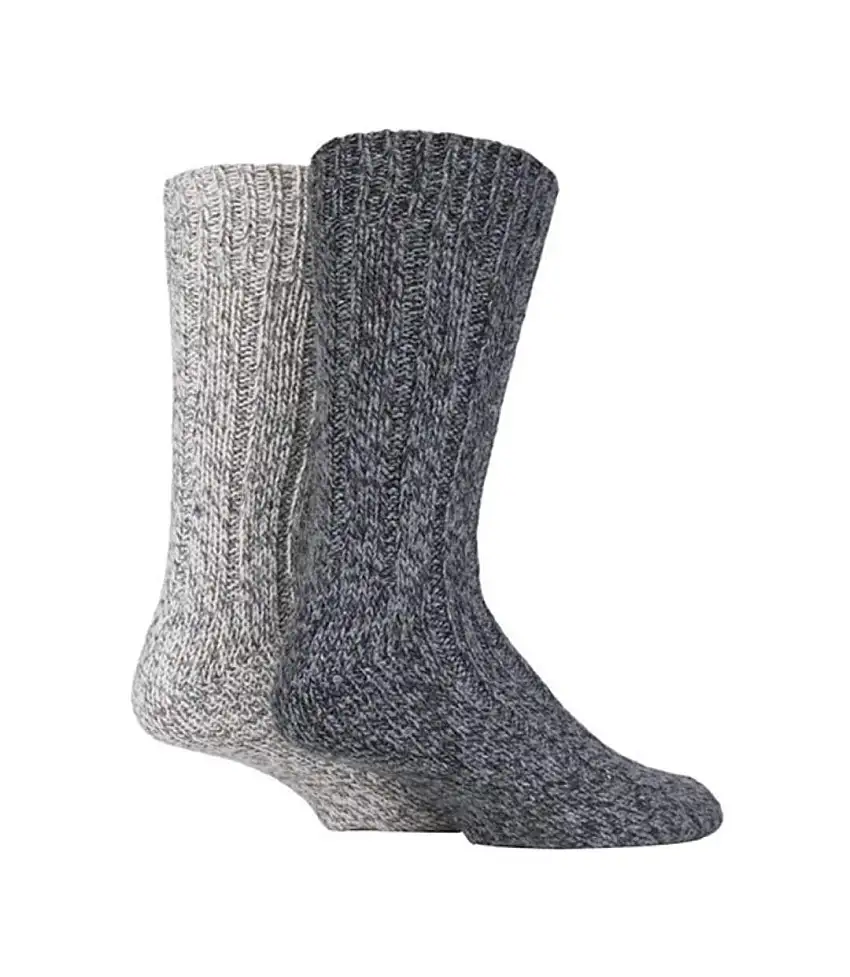 2 Pack Unisex Thick Heavy Winter Warm Wool Hiking Boot Socks