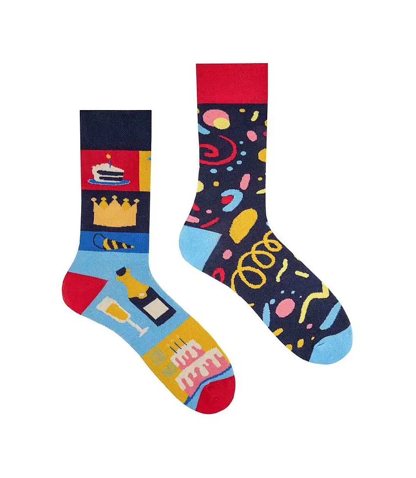 1 Pack Unisex Mismatched Novelty Odd Socks - Party