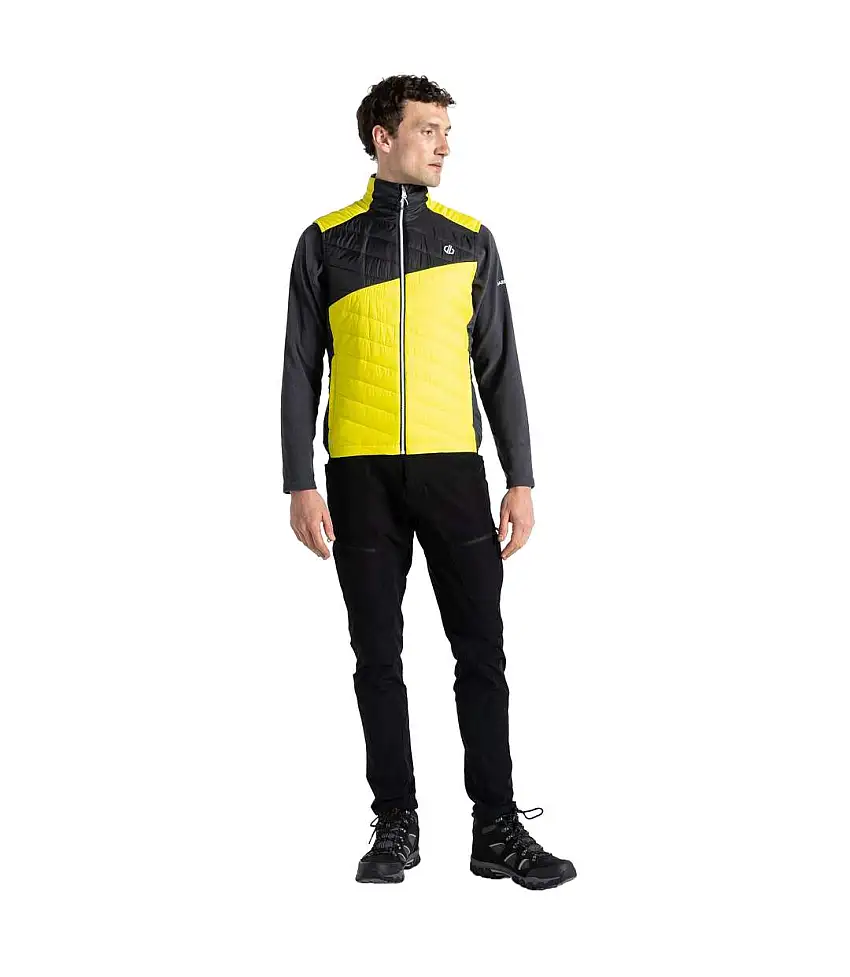 Mens Touring Quilted Lightweight Gilet Neon Spring Black Dare 2B