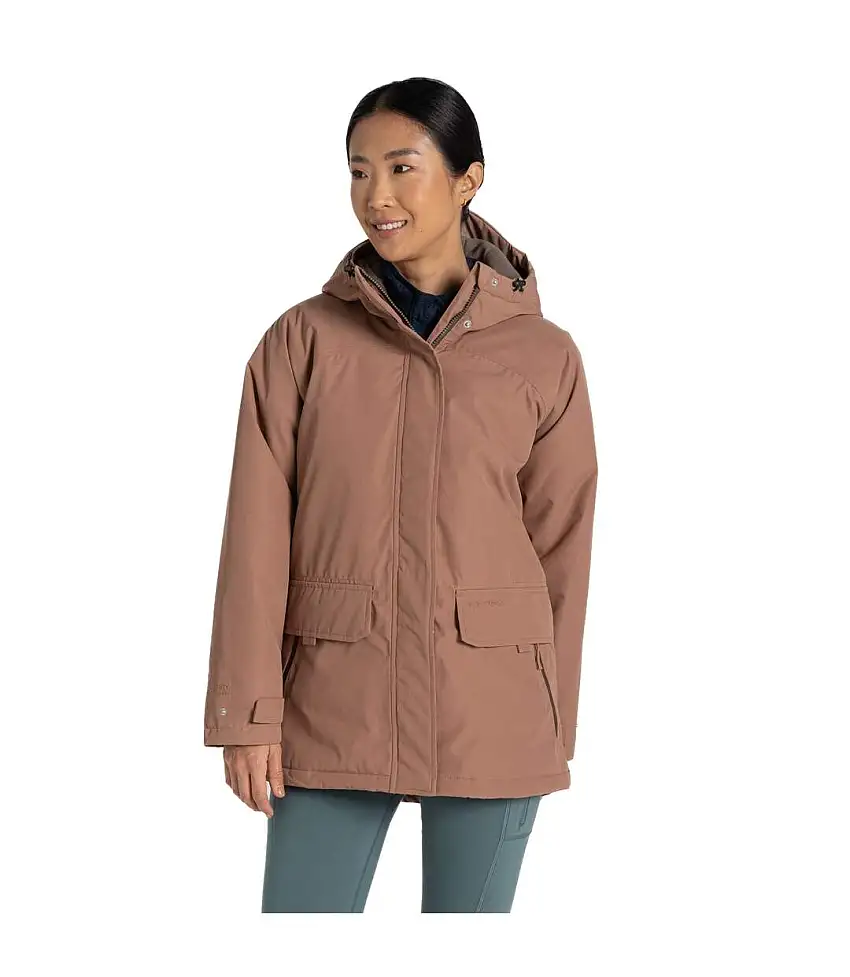 Womens/ladies Waterproof Jacket Umber Craghoppers