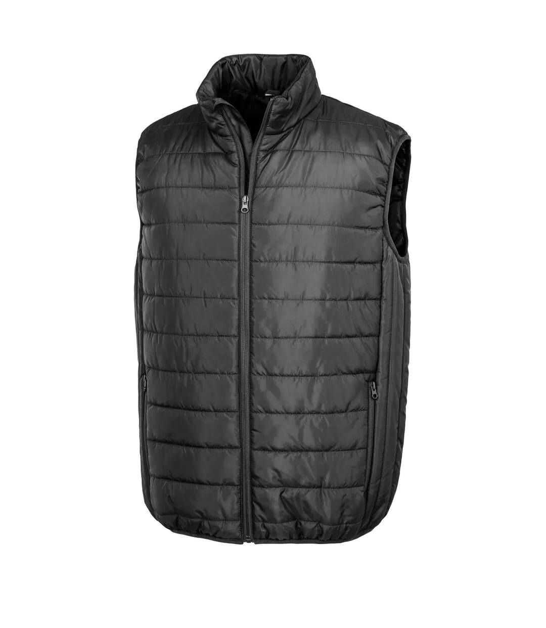 Mens Promo Padded Body Warmer Black Result Core