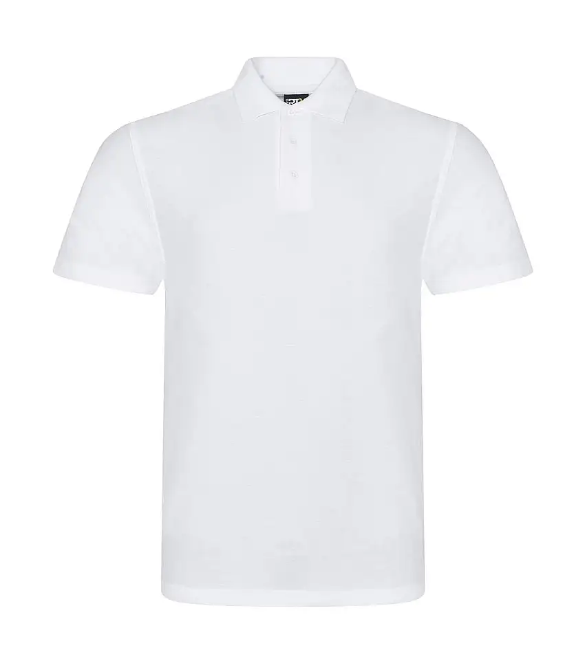 Mens Pro Polo Shirt White PRO RTX