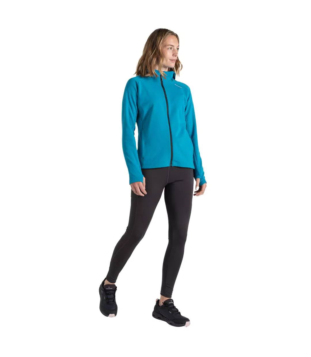 Womens/ladies Dynamic Pro Hooded Jacket Bird Blue Craghoppers