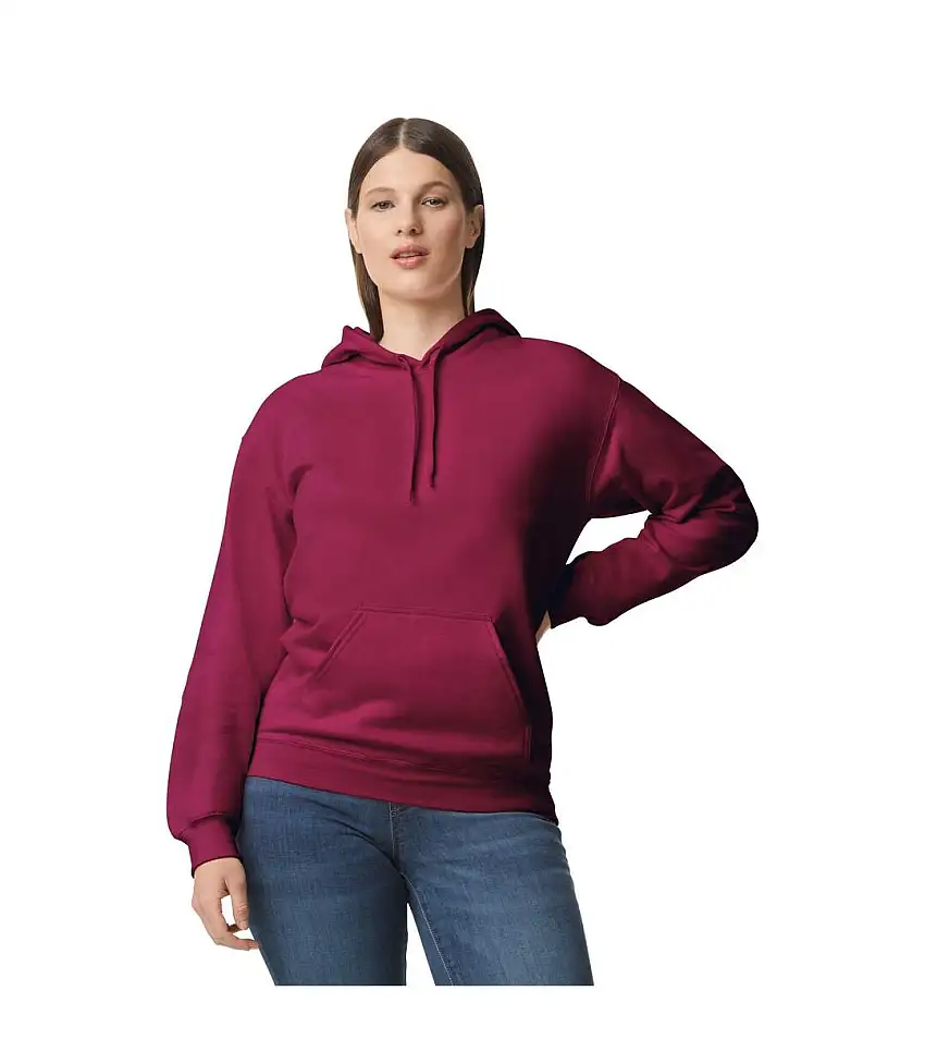 Unisex Softstyle Midweight Hoodie Maroon Gildan