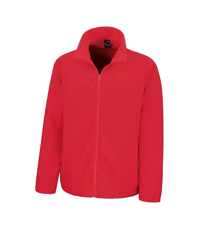 Mens Microfleece Jacket Red Result Core