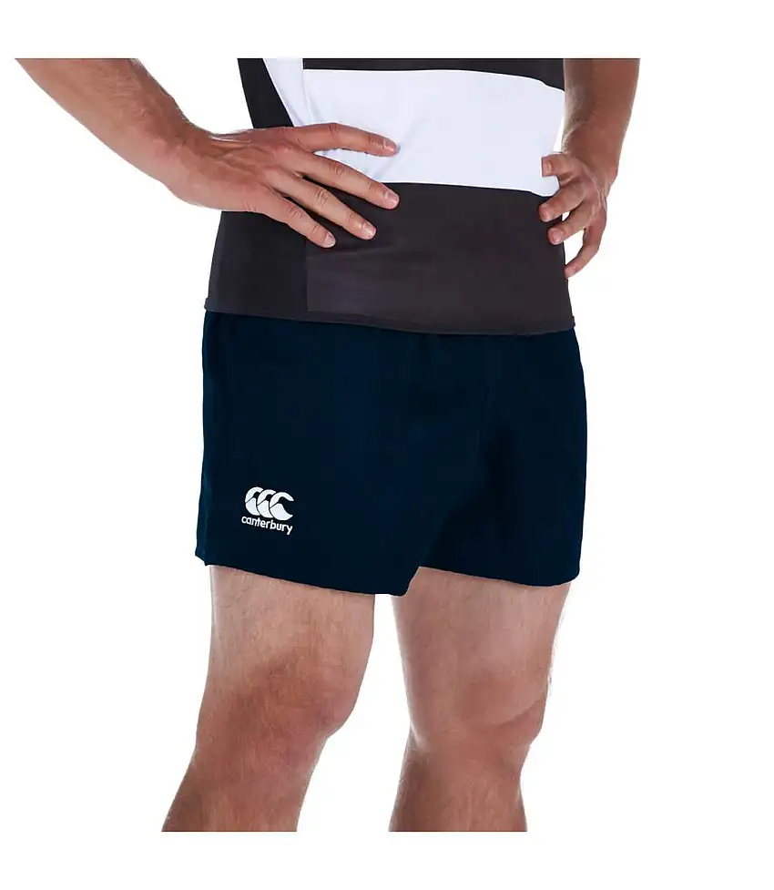 Mens Professional Polyester Shorts Navy Canterbury