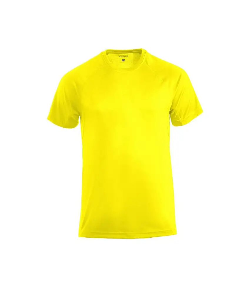 Mens Premium Active T-shirt Visibility Yellow Clique