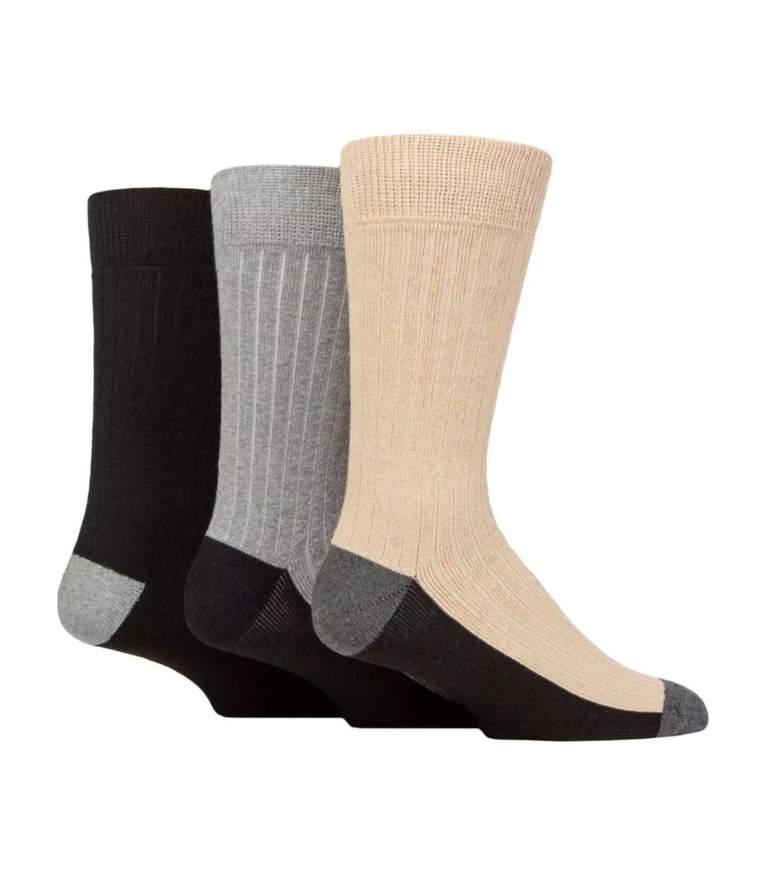 3 Pack Mens Casual Boot Socks for All Seasons