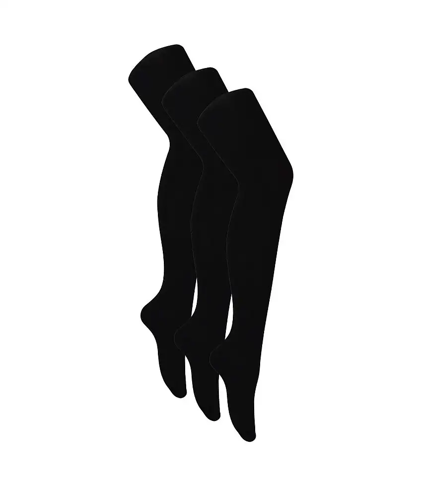 3 Pack Ladies Soft Breathable Bamboo Tights