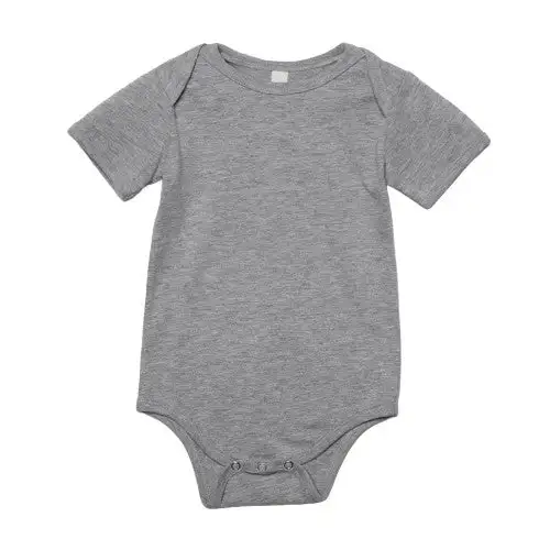 Bella + Canvas Baby Plain Jersey Short-Sleeved Babysuit