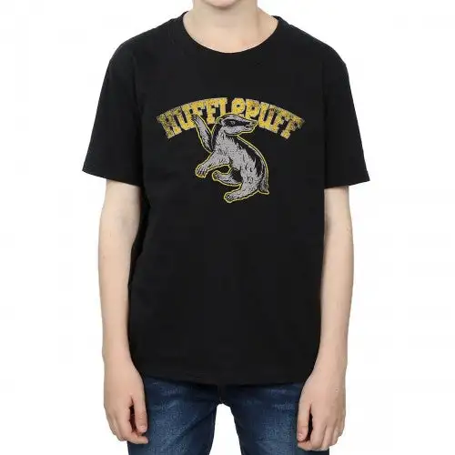 Harry Potter Boys Hufflepuff Cotton T-Shirt