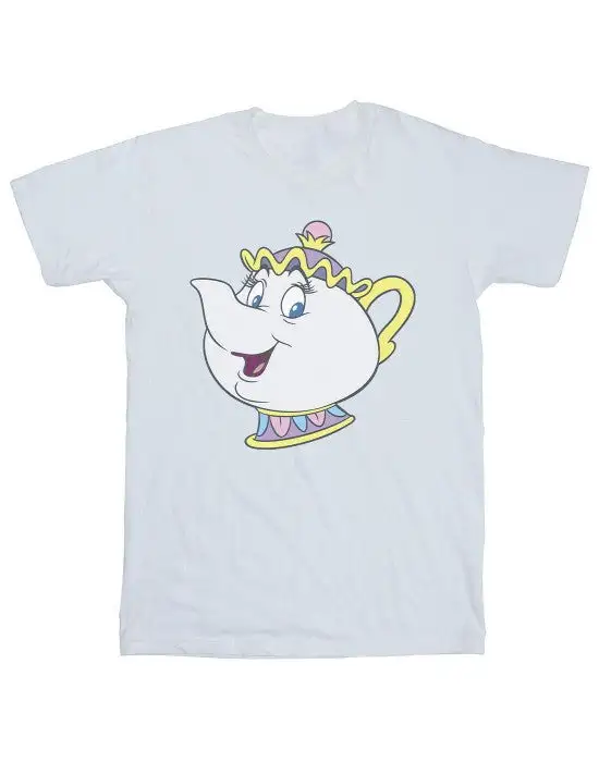 Disney Womens/Ladies Beauty And The Beast Mrs Potts Cotton Boyfriend T-Shirt