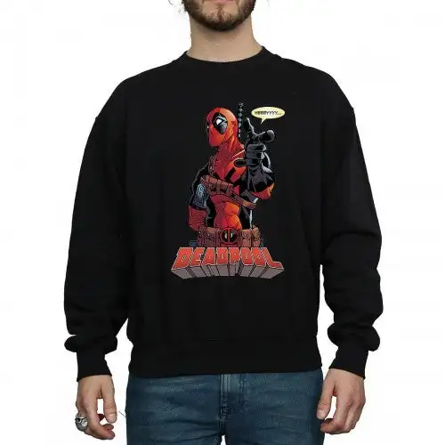 Deadpool Mens Hey You Cotton Sweatshirt