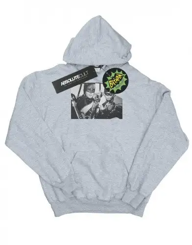 DC Comics Mens Batman TV Series Ready For Action Hoodie