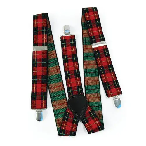 Bristol Novelty Unisex Tartan Punk Braces