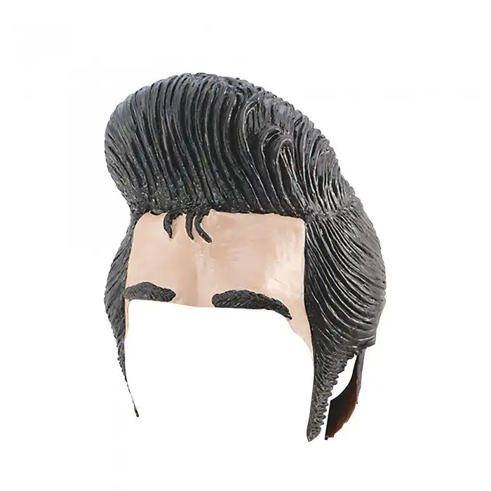 Bristol Novelty Unisex Teddy-Boy Headpiece/Sideburns Plastic Wig