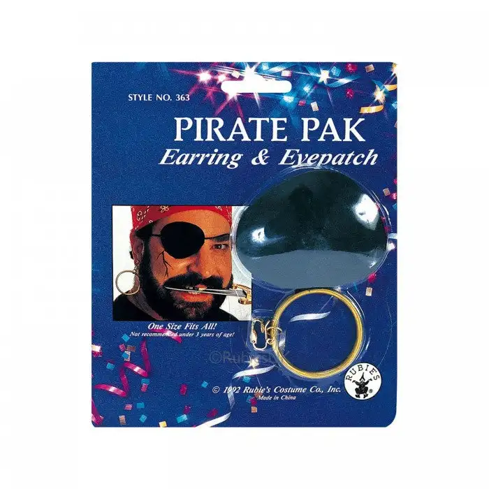 Bristol Novelty Pirate Costume Accessory Set