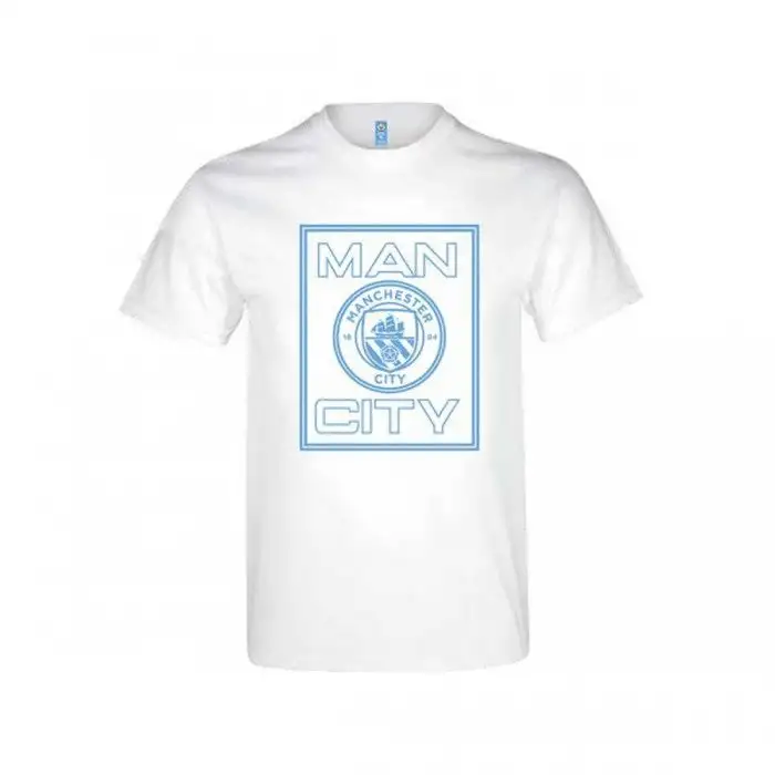 Manchester City FC Unisex Adult Logo T-Shirt