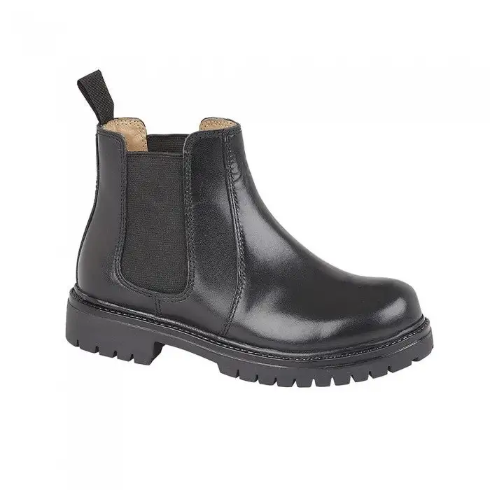 Roamers Boys Space Leather Ankle Boots