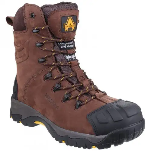 Amblers Mens AS995 Pillar Composite Waterproof Zip Safety Hi-Boot