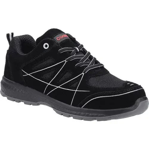 Centek Mens Suede Safety Shoes