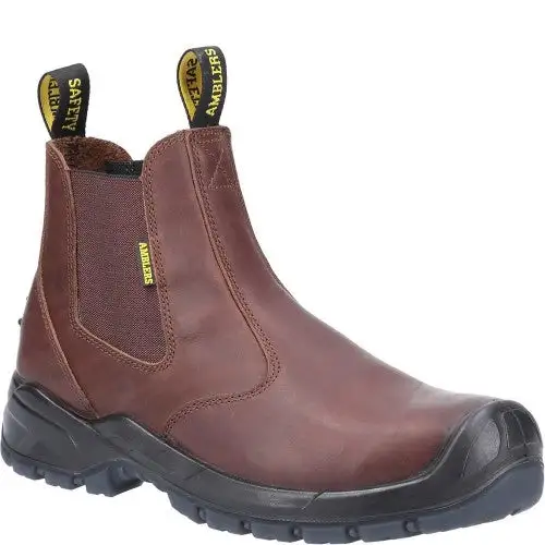Amblers Unisex Adult Leather Safety Boots