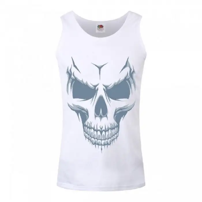 Grindstore Mens Grinning Skull Vest Top