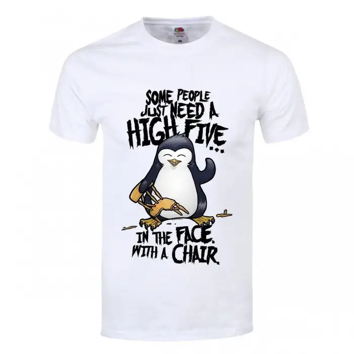 Psycho Penguin Mens High Five T-Shirt