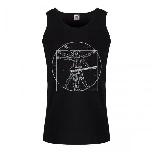 Grindstore Mens Da Vinci Rocker Vest Top