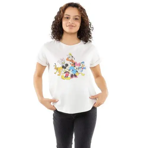 Disney Womens/Ladies Mickey Mouse & Friends T-Shirt