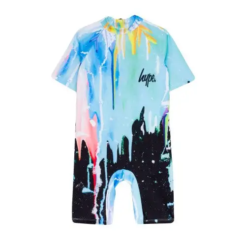 Hype Boys Drip Script One Piece Swimsuit